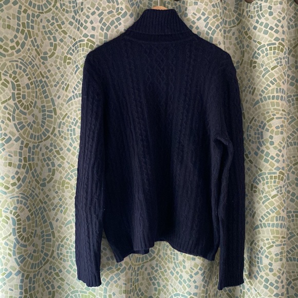 Ralph Lauren Cable Knit Turtleneck XL - Picture 5 of 5